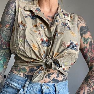 90s Vintage Harley Davidson women’s top